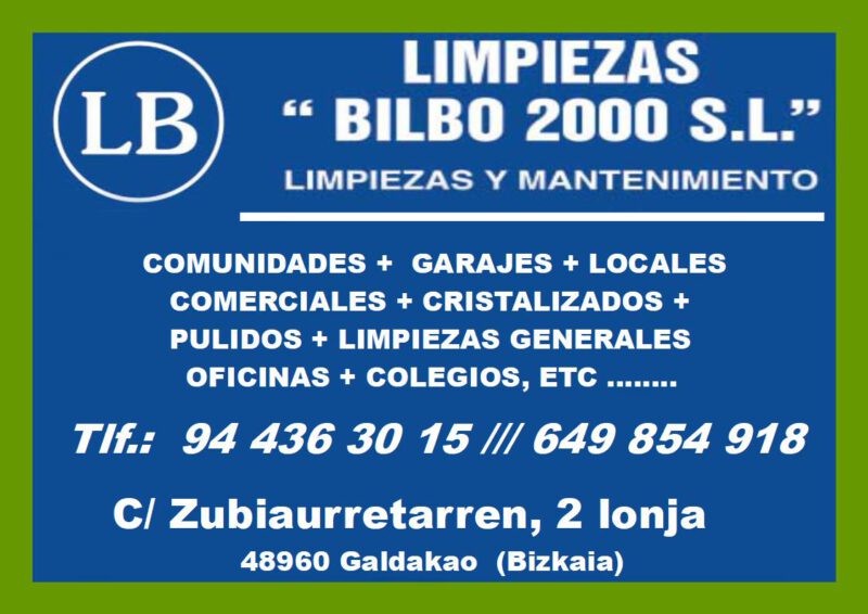 LIMPIEZAS BILBO 2000
