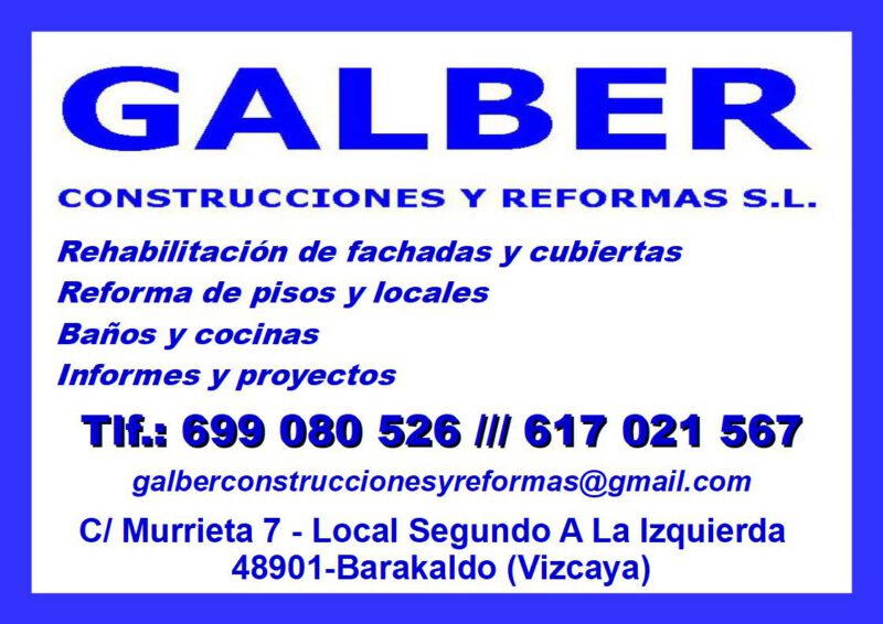 GALBER CONSTRUCCIONES Y REFORMAS