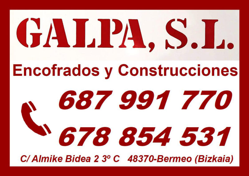 GALPA. S.L  Encofrados y Construcciones