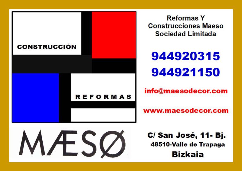 MAESO CONSTRUCCIONES Y REFORMAS