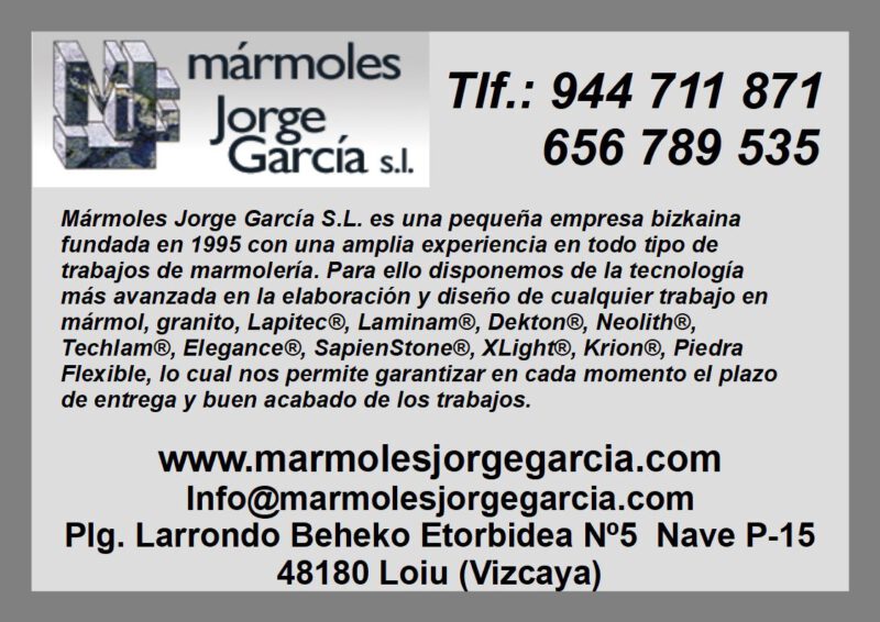 MÁRMOLES JORGE GARCÍA, s. l.