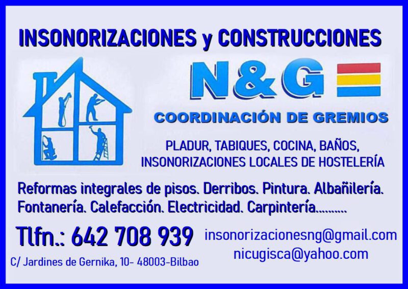 CONSTRUCCIONES e INSONORIZACIONES N&G