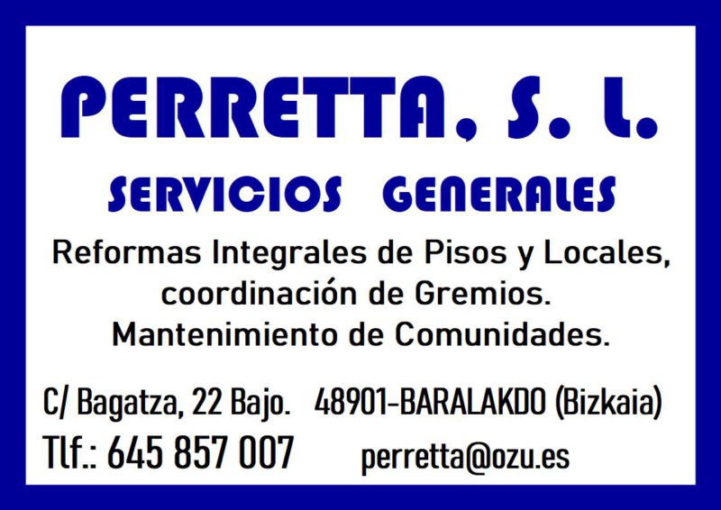 PERRETTA, S. L. REFORMAS