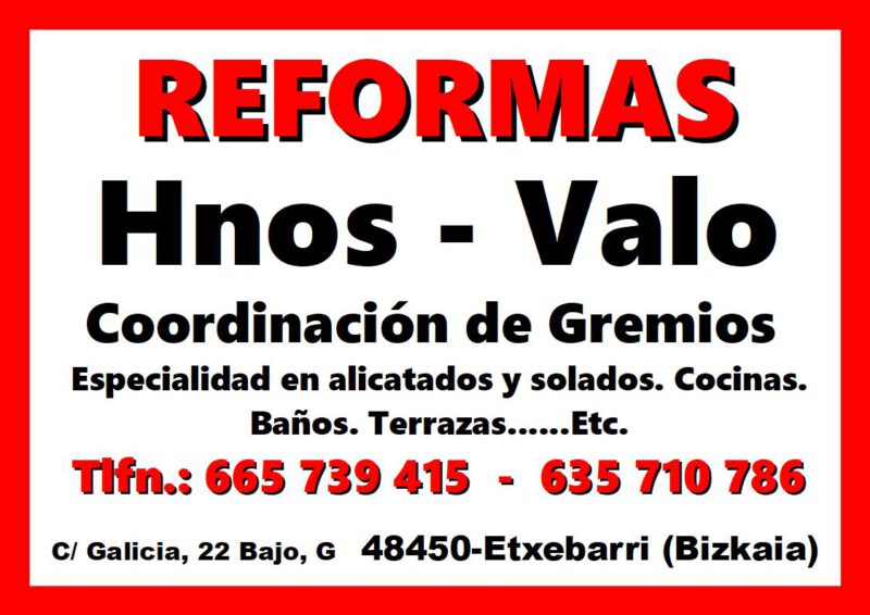 VALO HERMANOS REFORMAS