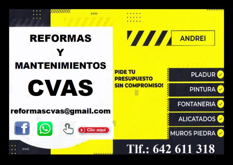 CONSTRUCCIONES Y REFORMAS CVAS