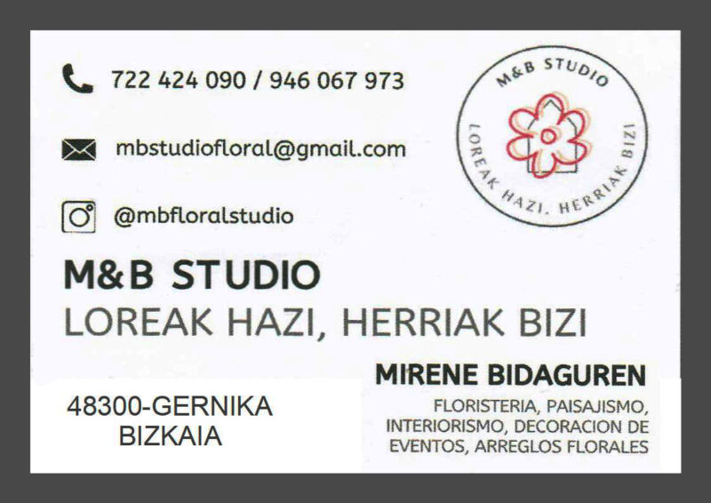 M & B STUDIO FLORAL