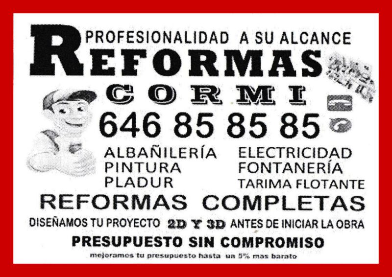 REFORMAS CORMI REFORMAS CORMI