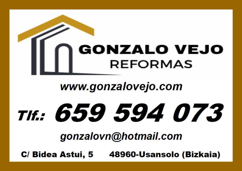 REFORMAS GONZALO VEJO