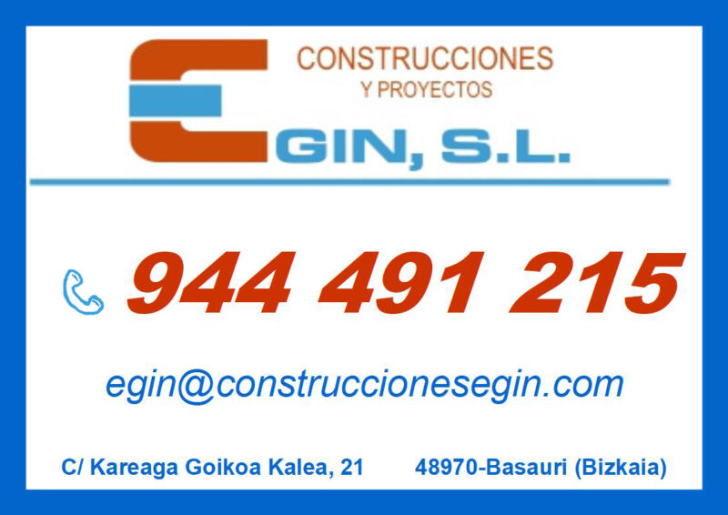 CONSTRUCCIONES Y PROYECTOS EGIN